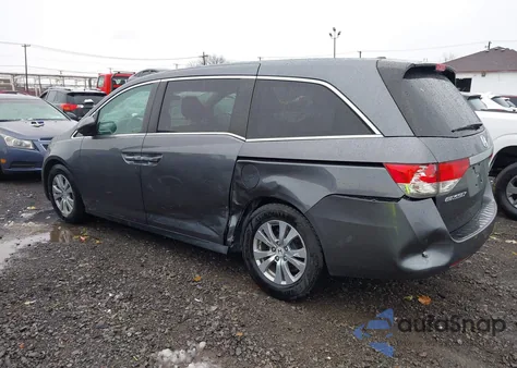 2017 Honda Odyssey Se z USA, uszkodzony, nr VIN 5FNRL5H39HB026619